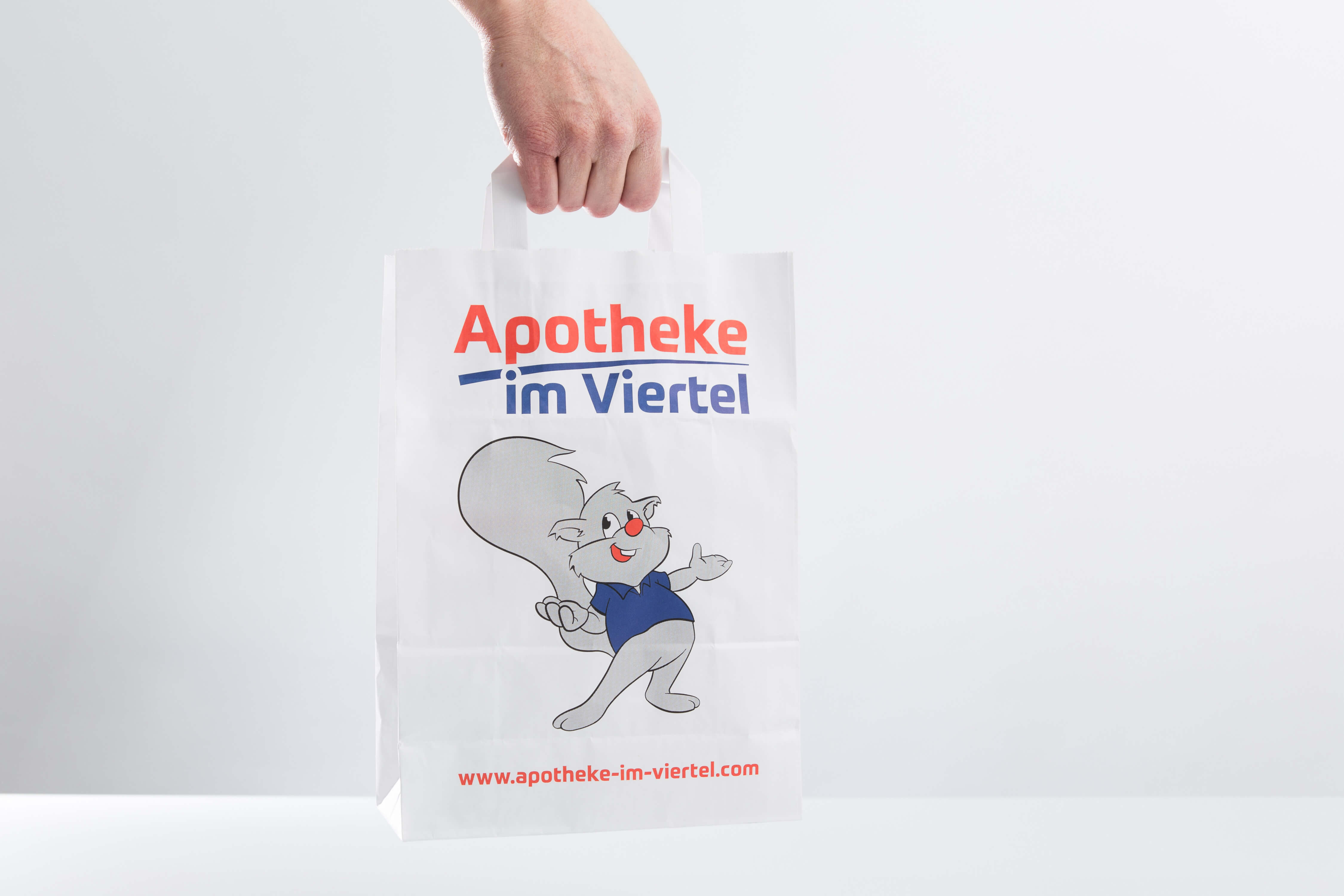 Apotheke im Viertel Papiertüte