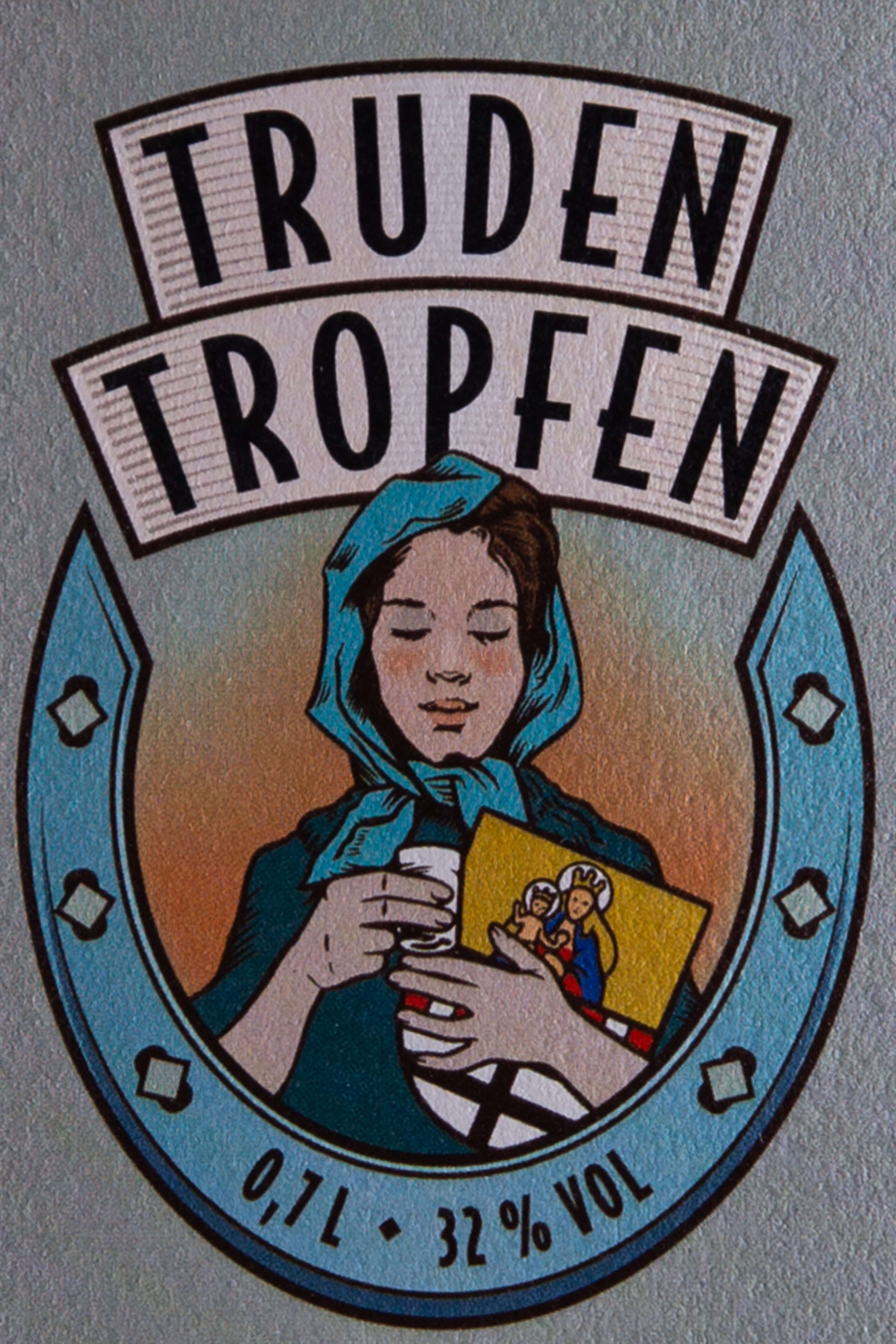 Flaschendesign des Trudentropfen